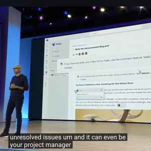 “Team Copilot can Even be Your Project Manager,” says Satya Nadella